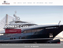 Tablet Screenshot of conradshipyard.com